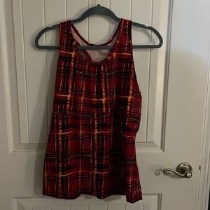 Skirt sport racerback tank with built in bra XL